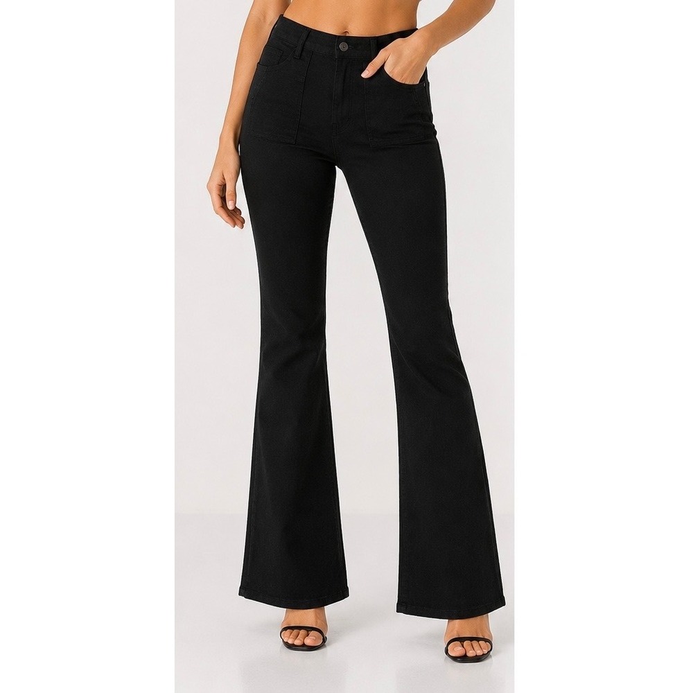 Harper Heritage Mid Rise Flare Jeans – Black – Size 25 – Like New